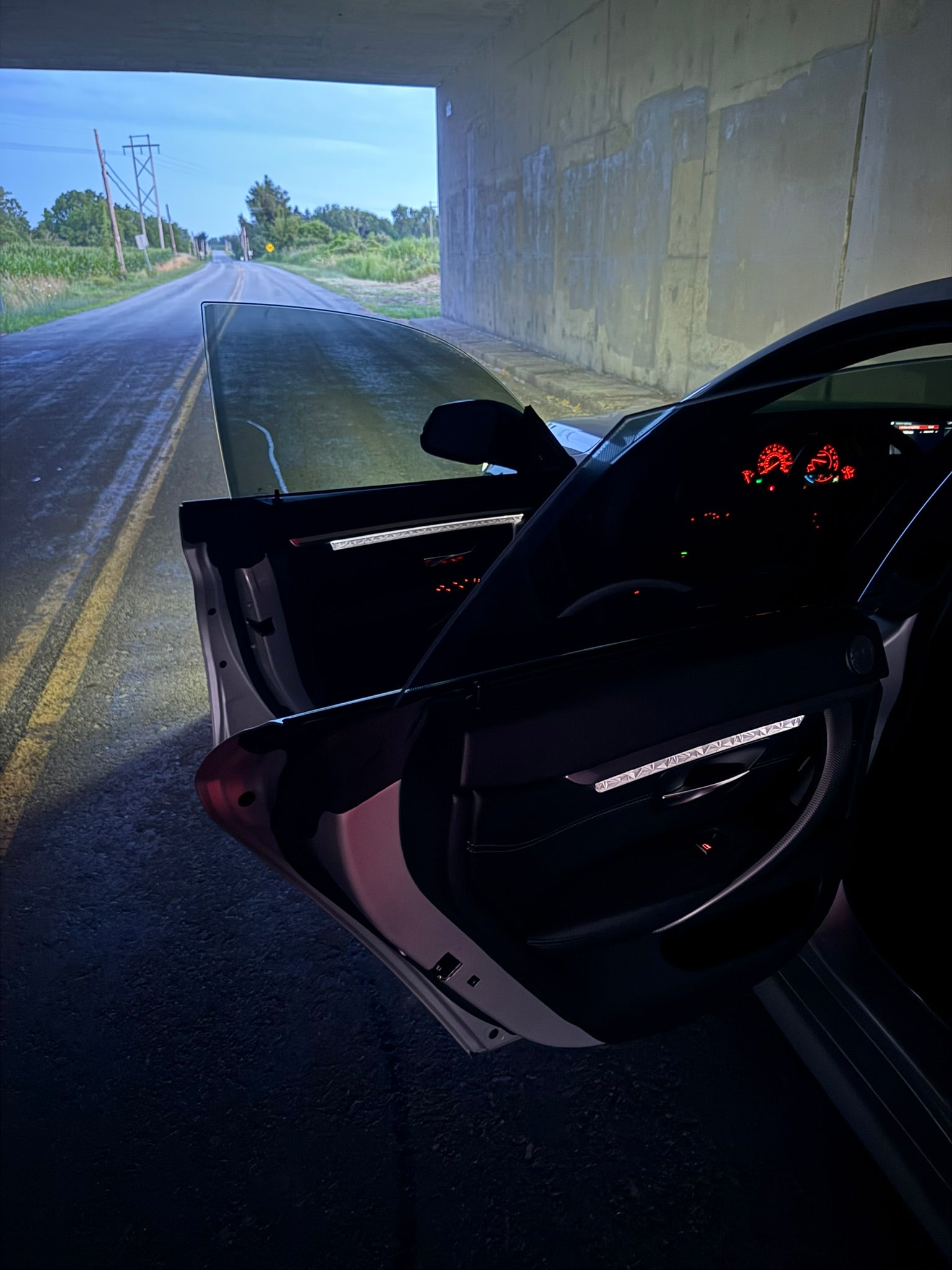 BMW interior glowing with BeamerLights ambient lighting