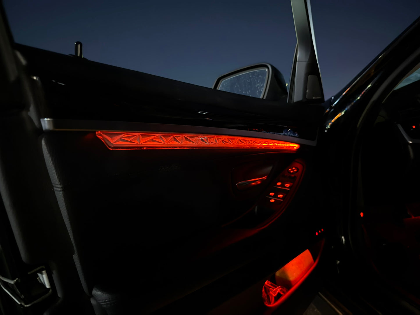 BMW F10 Plug-and-Play LED Ambient Lighting Kit | 5 Series & M5 — OEM Channel Fit, No Wiring