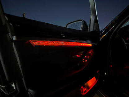 BMW F10 Plug-and-Play LED Ambient Lighting Kit | 5 Series & M5 — OEM Channel Fit, No Wiring
