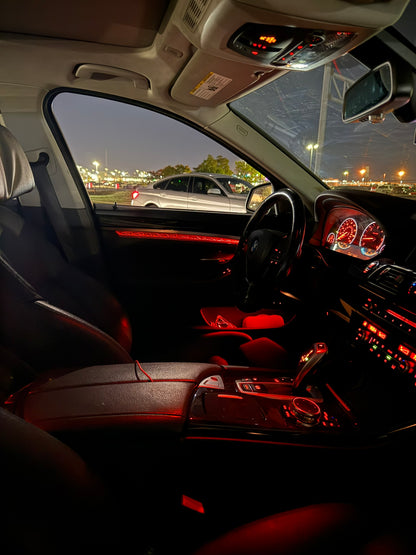 BMW F10 Plug-and-Play LED Ambient Lighting Kit | 5 Series & M5 — OEM Channel Fit, No Wiring