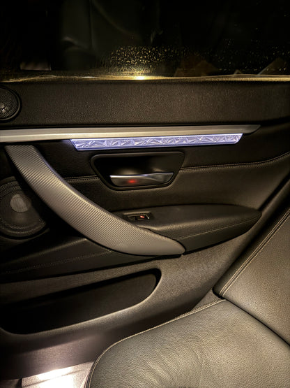 BMW F36 Plug-and-Play LED Ambient Lighting Kit | 4 Series Gran Coupe — OEM Channel Fit, No Wiring