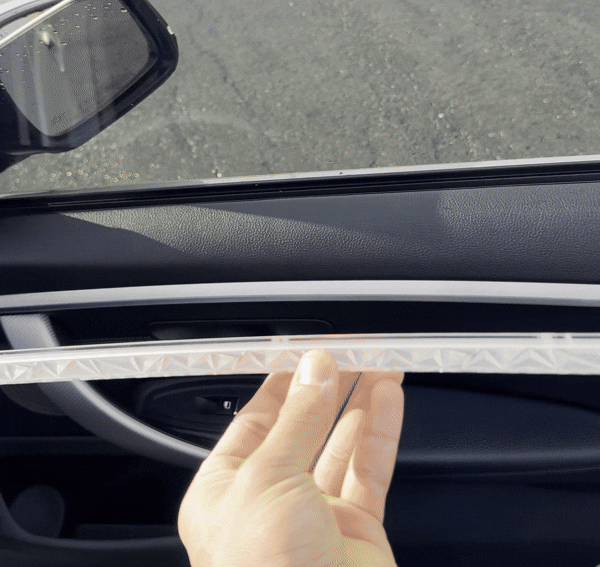 BeamerLights ambient lighting bar plug-and-play installation into BMW F10 5 Series M5 OEM door trim channel